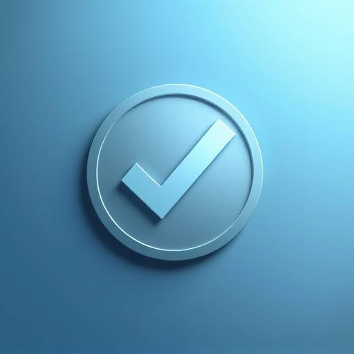 Check mark simbolizing compliance