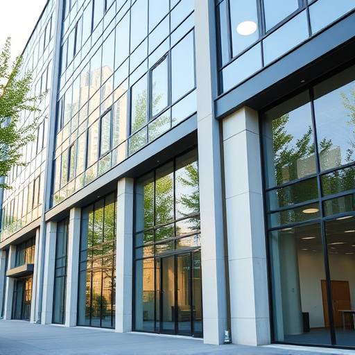 Fachada de las oficinas de la empresa Elocuencia Viva